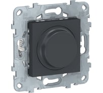 Поворотно-нажимной универсальный светорегулятор Systeme Electric UNICA NEW LED Wiser 7-200Вт NU551654