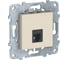 Одиночная телефонная розетка RJ11 Systeme Electric UNICA NEW 4 контакта, бежевый NU549244 1