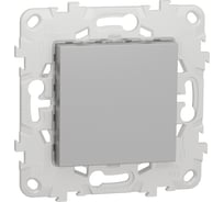 Заглушка Systeme Electric Unica New Алюминий 45х45 NU586630