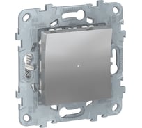 Нажимной универсальный светорегулятор Systeme Electric UNICA NEW LED Wiser 7-200Вт NU551530