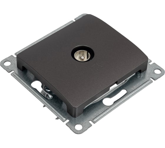TV розетка Systeme Electric Glossa Графит, механизм SE GSL001393