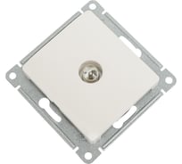 TV розетка Systeme Electric Glossa Молочная, механизм SE GSL000993