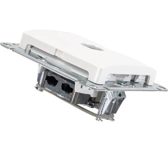 TV розетка Systeme Electric Glossa Перламутр оконечная 1DB SE GSL000691