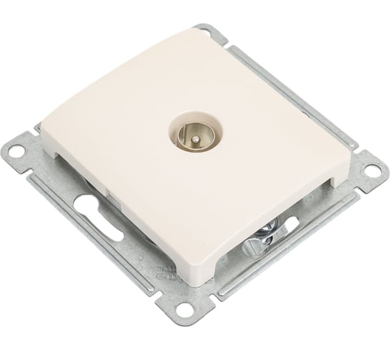 TV розетка Systeme Electric Glossa Перламутр, механизм SE GSL000693