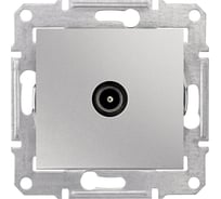 TV розетка Systeme Electric Sedna Алюминий, проходная 4dB SE SDN3201860