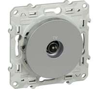 TV розетка Systeme Electric Odace Алюминий SE S53R445