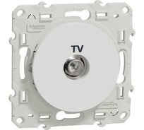 TV розетка Systeme Electric Odace Белый SE S52R445
