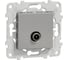 TV розетка Systeme Electric Unica New Алюминий, оконечная NU546430 1