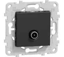 TV розетка Systeme Electric Unica New Антрацит, проходная NU546354