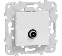 TV розетка Systeme Electric Unica New Белый, проходная NU546318