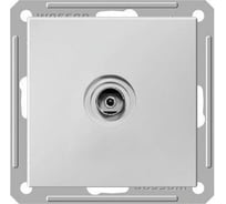 TV розетка Systeme Electric Wessen 59 Матовый хром, оконечная SE RTS-151-5-86
