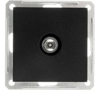 TV розетка Systeme Electric Wessen 59 Черный бархат, оконечная SE RTS-151-6-86