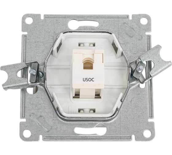 Телефонная розетка Systeme Electric Glossa Алюминий RJ11 SE GSL000381T