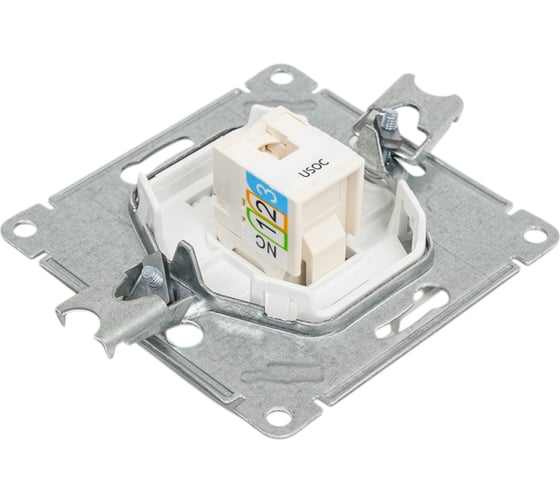 Телефонная розетка Systeme Electric Glossa Алюминий RJ11 SE GSL000381T