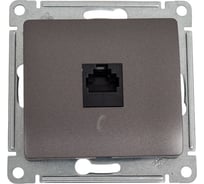 Телефонная розетка Systeme Electric Glossa Графит RJ11 SE GSL001381T