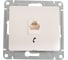 Телефонная розетка Systeme Electric Glossa Перламутр RJ11 SE GSL000681T 1
