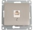 Телефонная розетка Systeme Electric Glossa Платина RJ11 SE GSL001281T 1