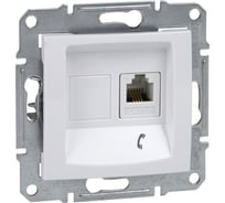 Телефонная розетка Systeme Electric Sedna Белый 1-ая RJ11 SE SDN4101121