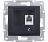 Телефонная розетка Systeme Electric Sedna Графит 1-ая RJ11 SE SDN4101170 1