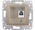 Телефонная розетка Systeme Electric Sedna Титан 1-ая RJ11 SE SDN4101168 1