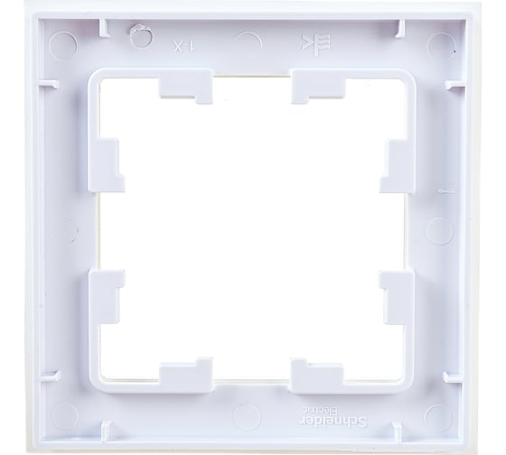 1-местная рамка Systeme Electric AtlasDesign NATURE стекло белый ATN320101
