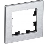 1-местная рамка Systeme Electric AtlasDesign NATURE металл серебро ATN312101