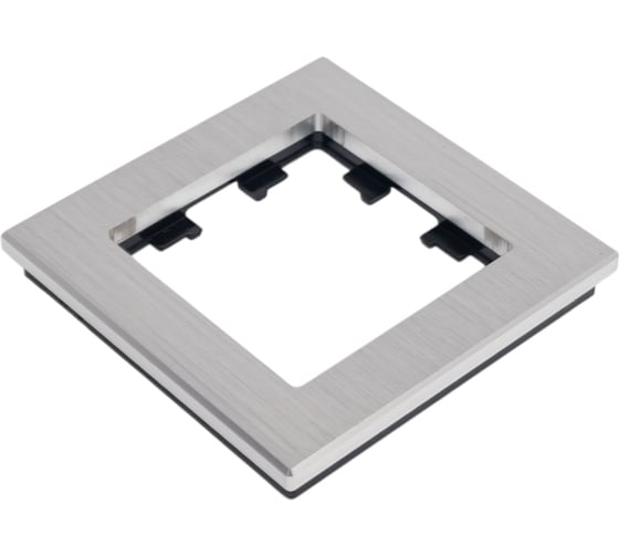 1-местная рамка Systeme Electric AtlasDesign NATURE металл серебро ATN312101