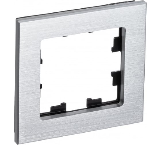 1-местная рамка Systeme Electric AtlasDesign NATURE металл серебро ATN312101 1