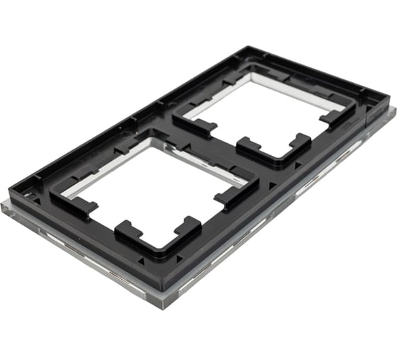 2-местная рамка Systeme Electric AtlasDesign NATURE стекло алюминий ATN320302