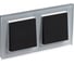 2-местная рамка Systeme Electric AtlasDesign NATURE стекло алюминий ATN320302 3