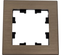 1-местная рамка Systeme Electric AtlasDesign NATURE металл латунь ATN312201