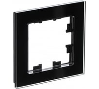 1-местная рамка Systeme Electric AtlasDesign NATURE стекло черный ATN321001