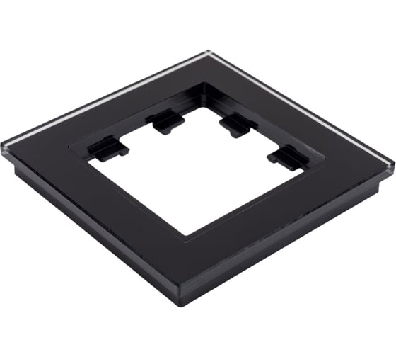 1-местная рамка Systeme Electric AtlasDesign NATURE стекло черный ATN321001