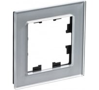 1-местная рамка Systeme Electric AtlasDesign NATURE стекло алюминий ATN320301