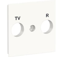 Лицевая панель TV/FM розетки Systeme Electric Unica New, белый NU944018