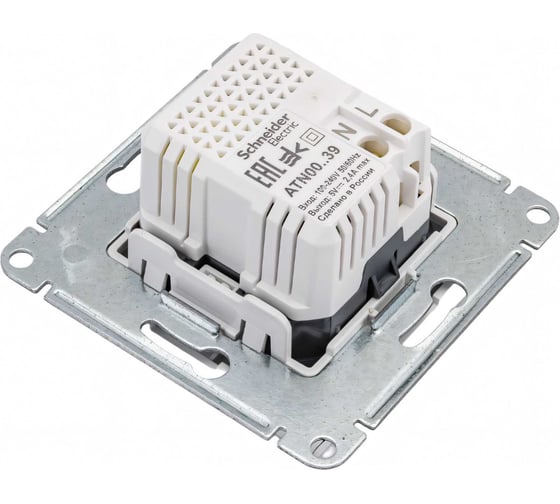 Розетка USB A+С Systeme Electric AtlasDesign Белый 5В/2,4 А, 2х5В/1,2 А ATN000139