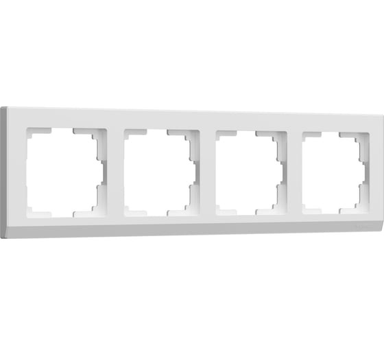 Рамка на 4 поста WERKEL W0041801 Stark белый a050914