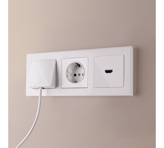 Розетка WERKEL W1186001 HDMI белый a051121