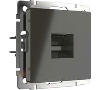 Розетка Ethernet RJ45 WERKEL WL07 RJ 45 серо коричневый a029858