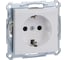 Розетка Systeme Electric Merten SM Актив, белый с заземлением, с защитными шторками SE MTN2300-0325 1