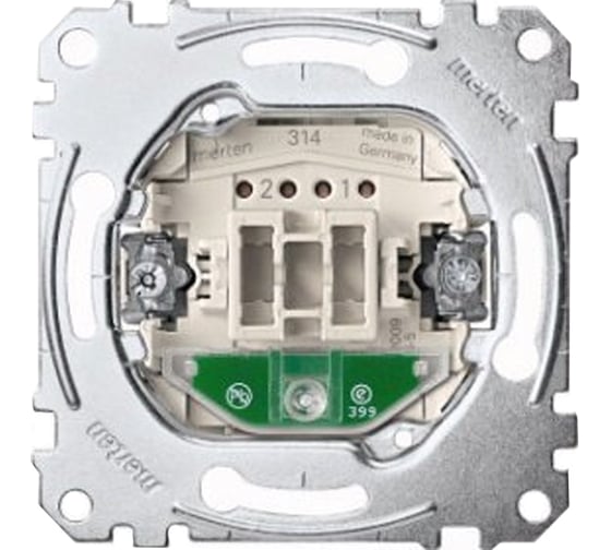 Механизм 1-клавишного переключателя Systeme Electric Merten QuickFlex с подсветкой SE MTN3106-0000