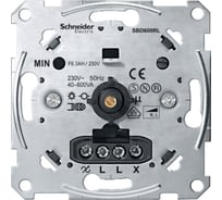 Механизм поворотного светорегулятора Systeme Electric Merten 40-600Вт/ВА SE MTN5133-0000