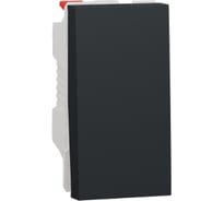 1-клавишный переключатель Systeme Electric Unica Modular Антрацит 10 AX SE NU310354