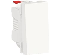 1-клавишный выключатель Systeme Electric Unica Modular белый, кнопочный, сх. 1, 10A SE NU310618
