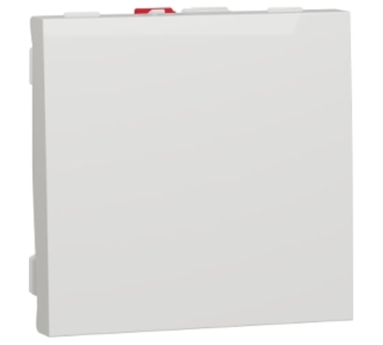 1-клавишный выключатель Systeme Electric Unica Modular белый, 10 AX, 250В SE NU320118 1
