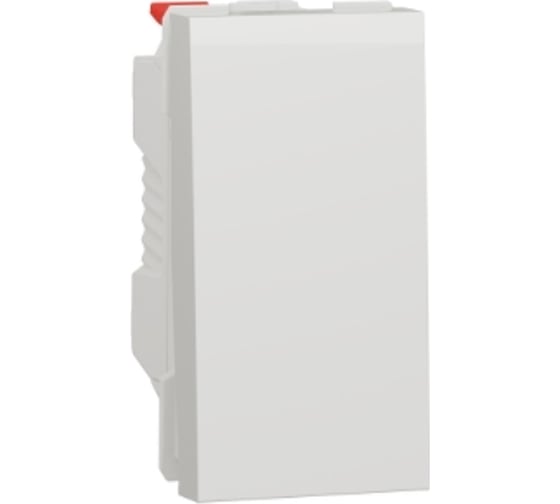 1-клавишный переключатель Systeme Electric Unica Modular белый, 10 AX, 250В SE NU310318