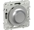Светорегулятор Systeme Electric (Schneider Electric) Odace, поворотно-нажимной, универсальный, LED, 4-400 Вт, алюминий, S53R512 1