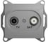 Одиночная розетка Systeme Electric Glossa Алюминий TV-SAT 1DB SE GSL000397 1