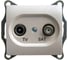 Оконечная розетка Systeme Electric Glossa Перламутр TV-SAT 1DB SE GSL000697 1