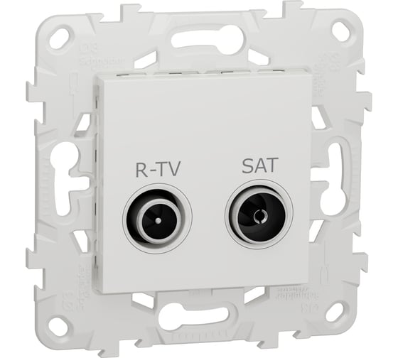 Оконечная розетка Systeme Electric Unica New Белый R-TV/ SAT NU545518